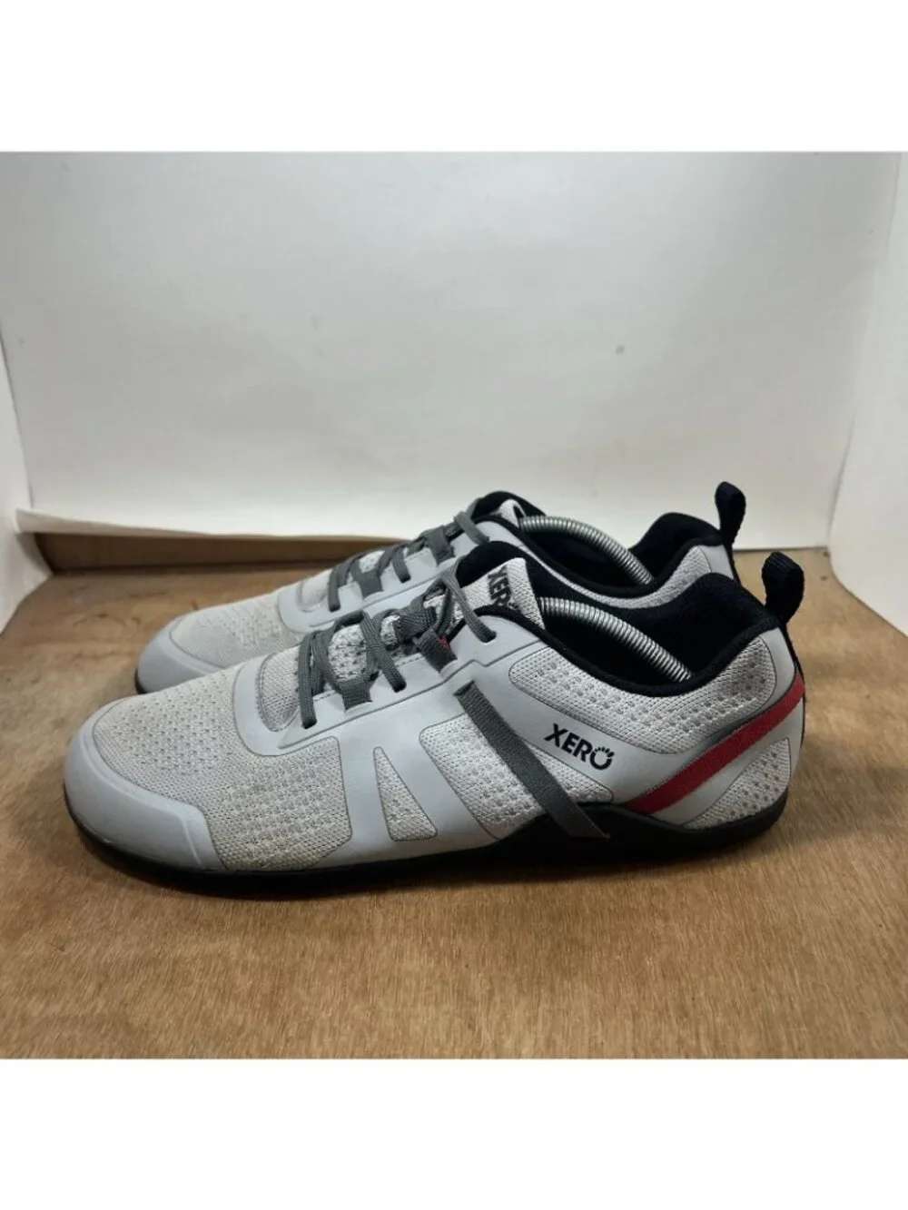 Xero Shoes Prio Neo Mens 11 Gray Black Minimalist Barefoot Running Sneakers